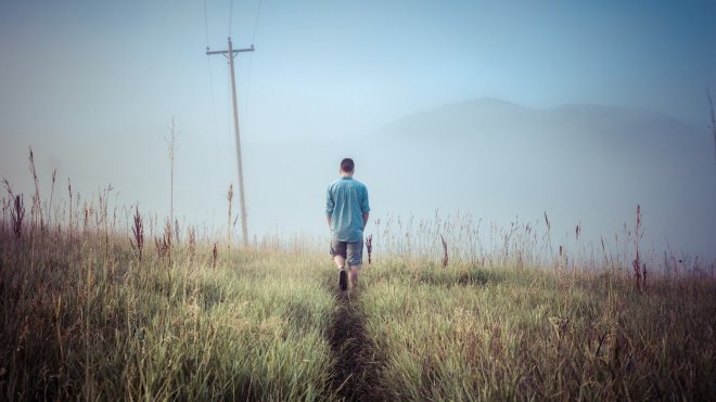 man walking