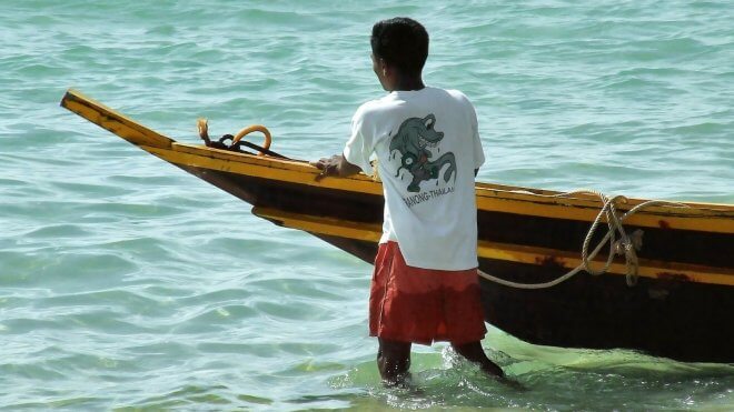 thai boatman