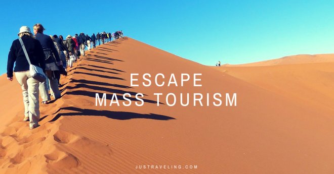 escape mass tourism