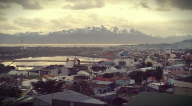 Ushuaia at Dawn, Tierra del Fuego, Argentina