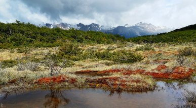 Hiking to Laguna Esmeralda, Tierra del Fuego, Argentina