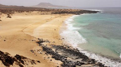 Las Conchas Beach, La Graciosa, Lanzarote, Spain