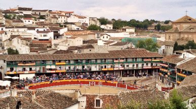 View of Chinchón, Spain