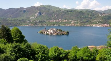 San Giulio Island, Orta San Giulio, Italy