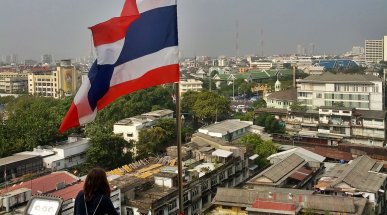 Looking at Bangkok's Cityscape, Thailand