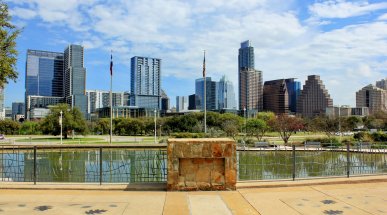 Skyline from Palmer Events Center, Austin, Texas