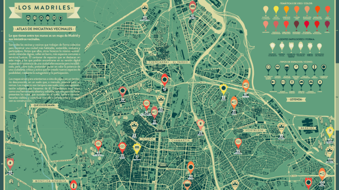 Los Madriles: A Map of Madrid and Its Community Initiatives