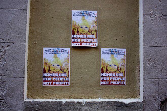 Protest Signs: Homes Are for People, Not Profit!