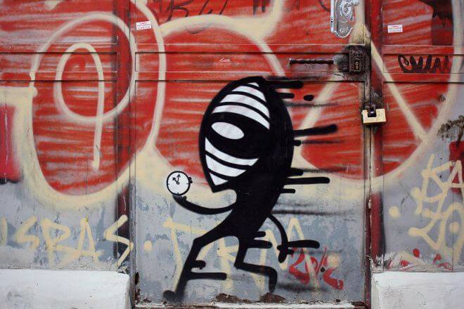 Street Art in Barcelona: Always on a Rush