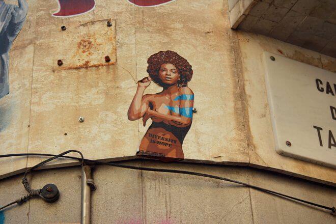Street Art in Barcelona: Diversity Is Hope
