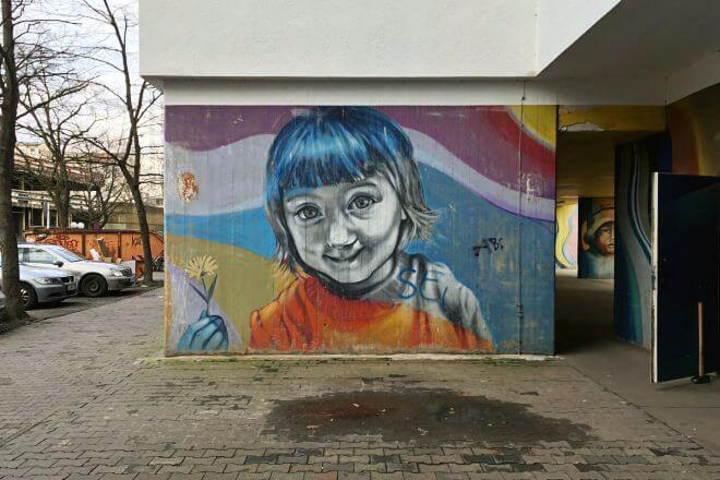 Berlin Street Art: Mural Art Project by Graco Berlin, Kreuzberg